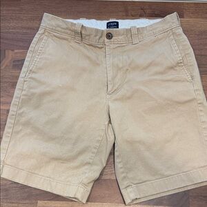 J. Crew Men's Khaki Flat Front Shorts